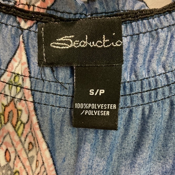 Blue Bohemian Maxi Dress - Picture 15 of 16